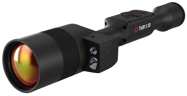Atn Thor 5 Xd Lrf Thermal Rifle Scope 3-30x 41-50mm 30mm Mount Laser Rangefinder Smart Mil Dot