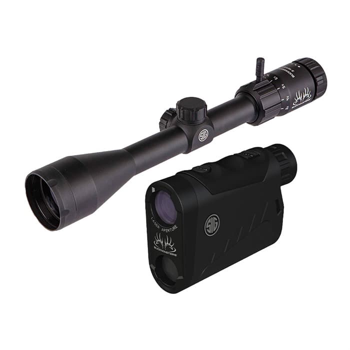 Sig Sauer Buckmasters Combo Kit 3-12x44mm Scope BDC Reticle Rangefinder