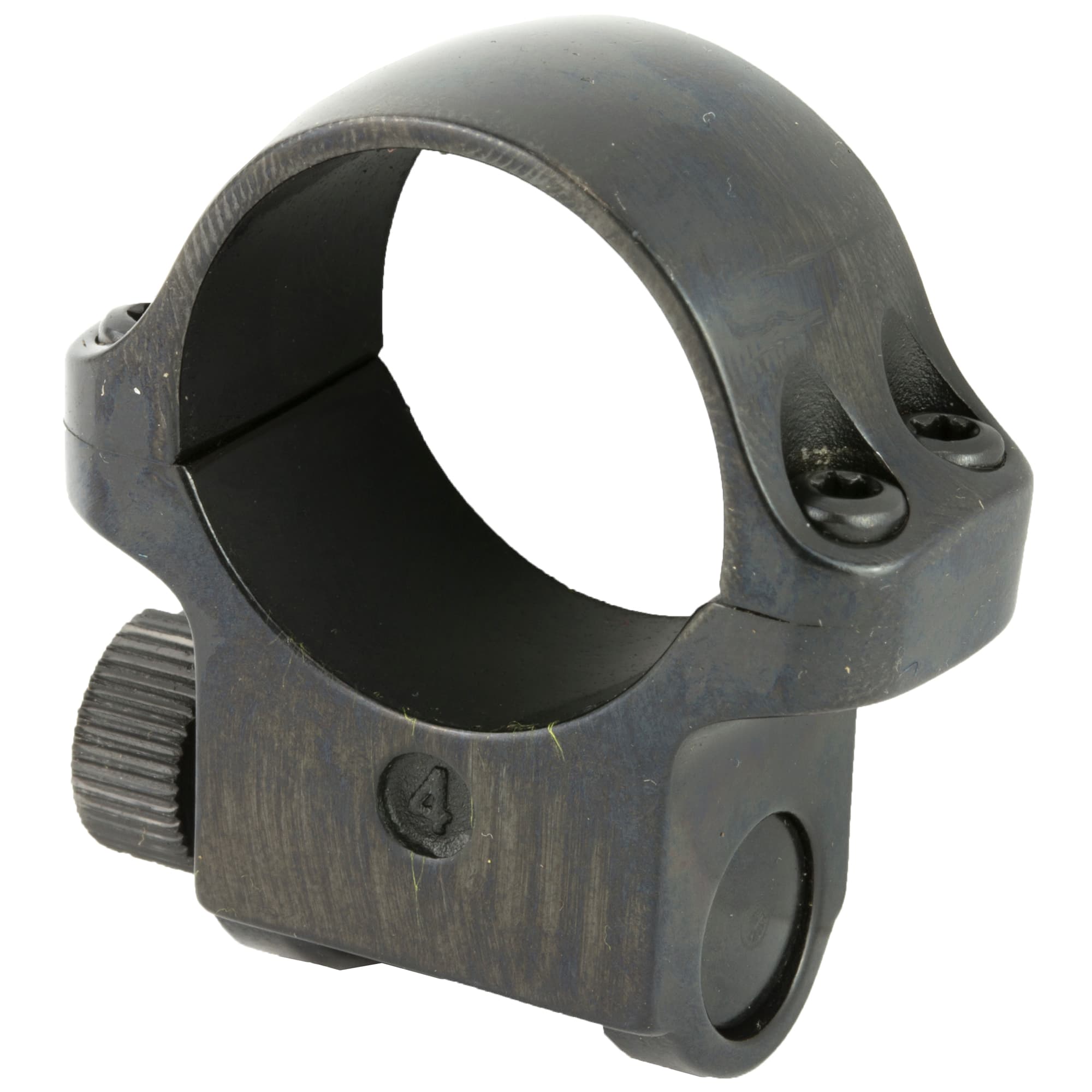 Ruger Scope Ring 1 Inch Medium Height Blued Steel 42mm Objective Fits 1 Inch Tube