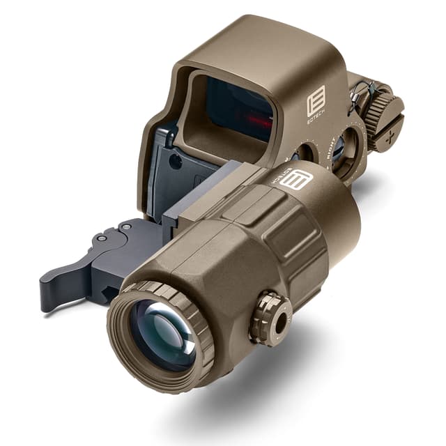 EOTech Hhsviii EXPS3-0 Tan Holographic Sight with G33 3X Magnifier