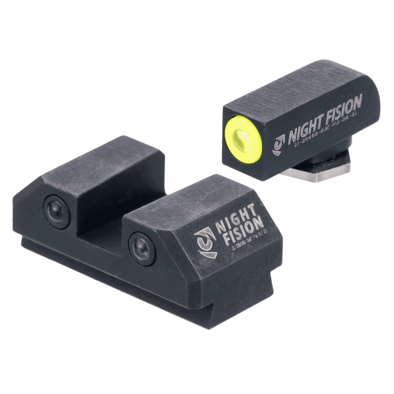 Night Fision Night Sight Set Yellow Front Black Back Taurus G3c GX4