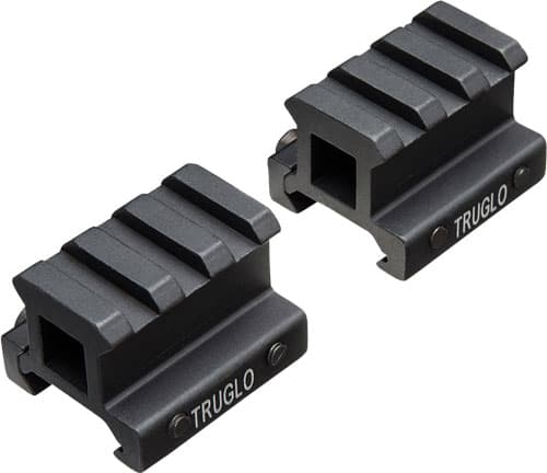 Truglo Tg8982b Picatinny Riser Mount AR Platform 0.75in 2-Piece Aluminum