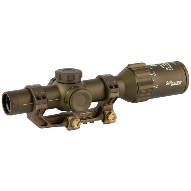 Sig Sauer Tango6T DVO 1-6x 24mm 30mm Tube Flat Dark Earth Illuminated DWLR-556