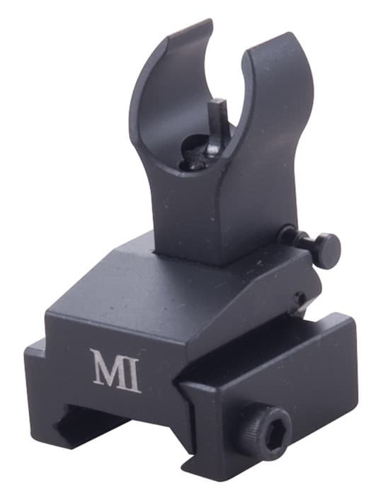 Midwest Industries MI ERS Flip-Up Front Sight Rail Mount A2 Front Sight Post