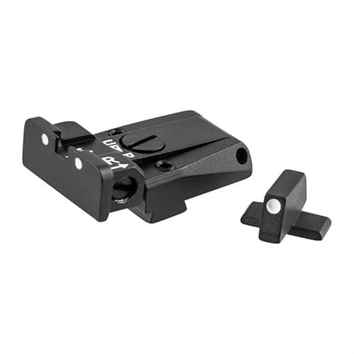 L.P.A. Sights Sig P229 Adjustable 3-Dot White Sight Set