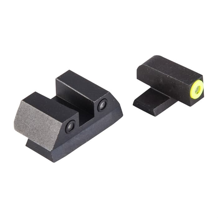 Night Fision Sig P Series 40/45 Yellow Front Black Square Notch Rear