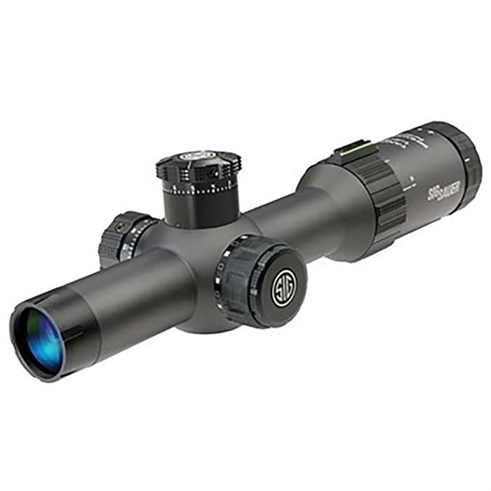 Sig Sauer Tango 4 1-4x24 FFP MOA Milling Graphite Rifle Scope 30mm Tube 24mm Objective