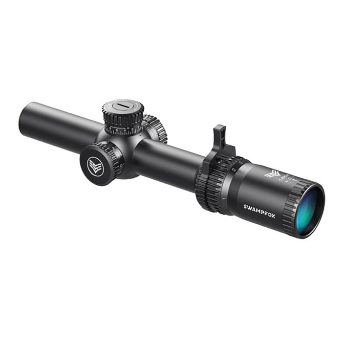 Swamp Fox Tomahawk LPVO 1-4x24 Illuminated Guerrilla Dot BDC Rifle Scope
