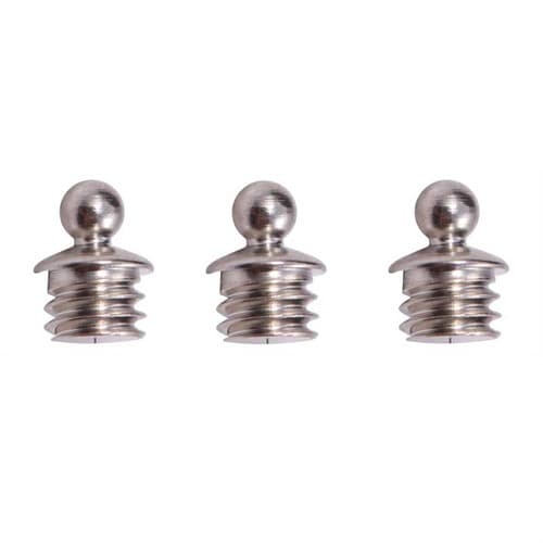 Bradley Gunsight Brass Skirted Bead 1/16 3-56 TPI Universal Shotgun Bead 3-Pack