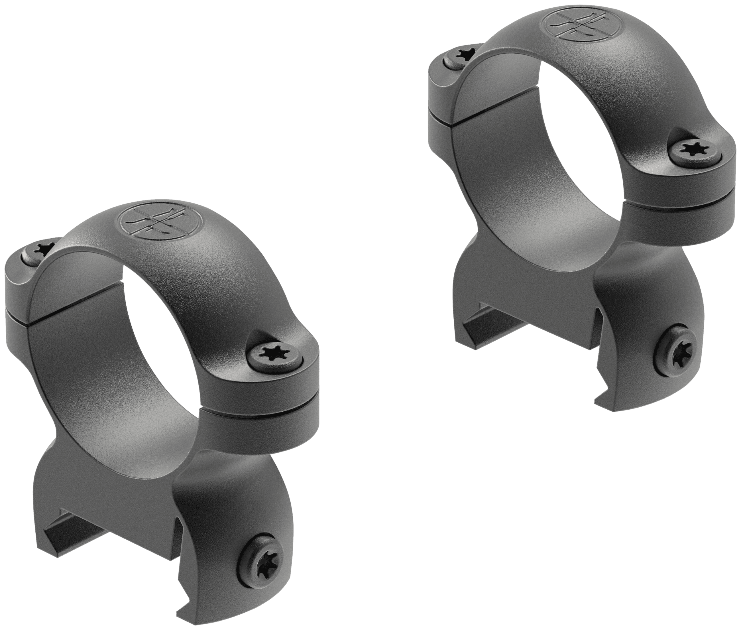 Leupold LRW Scope Rings Matte 1 in Medium Strike Forged Steel CNC Machined Weaver Compatible