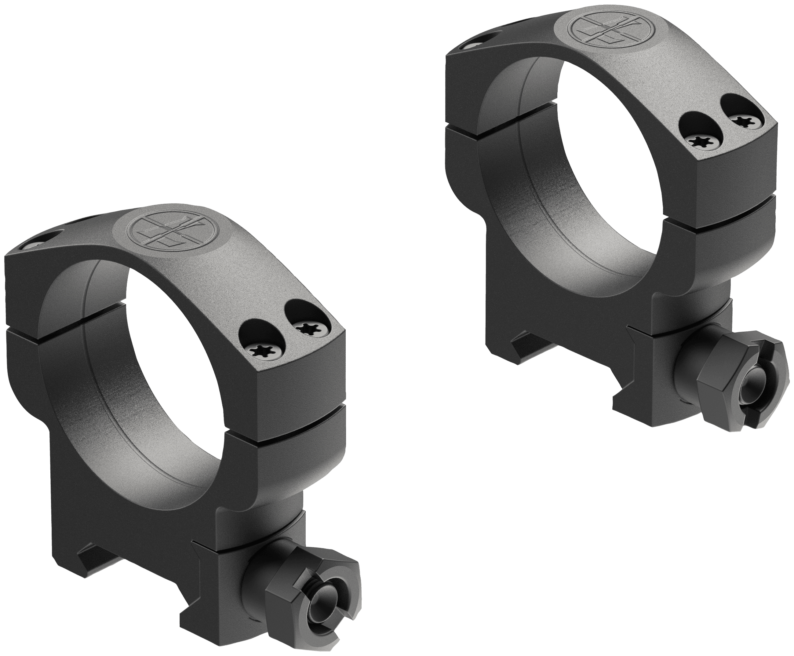 Leupold Mark 4 Matte 35mm High Tactical Rings 15 MOA Slope