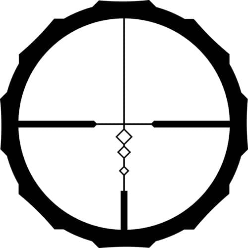Crimson Trace Brushline Pro Riflescope 3 to 9x40 BDC Muzzleloader Reticle for Rifles Pistols