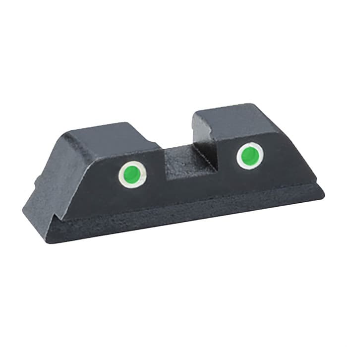 AmeriGlo Classic Rear Tritium Green Glock 39 Sights