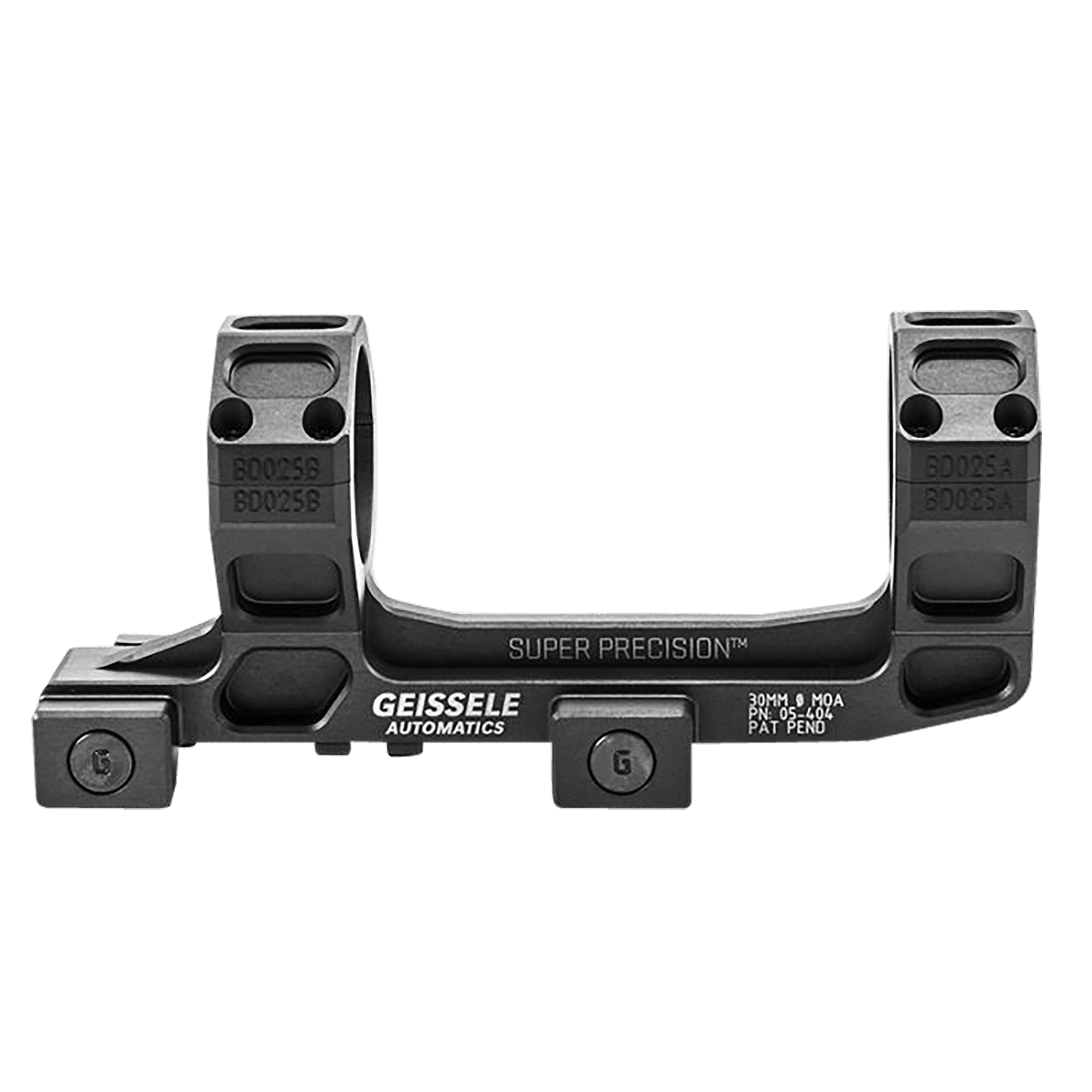 Geissele Automatics 30mm Super Precision Scope Mount Ring Combo Anodized for AR15