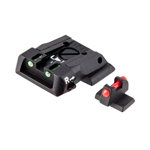 L.P.A. Sights S&W M&P Fiber Optic Adjustable Sight Set
