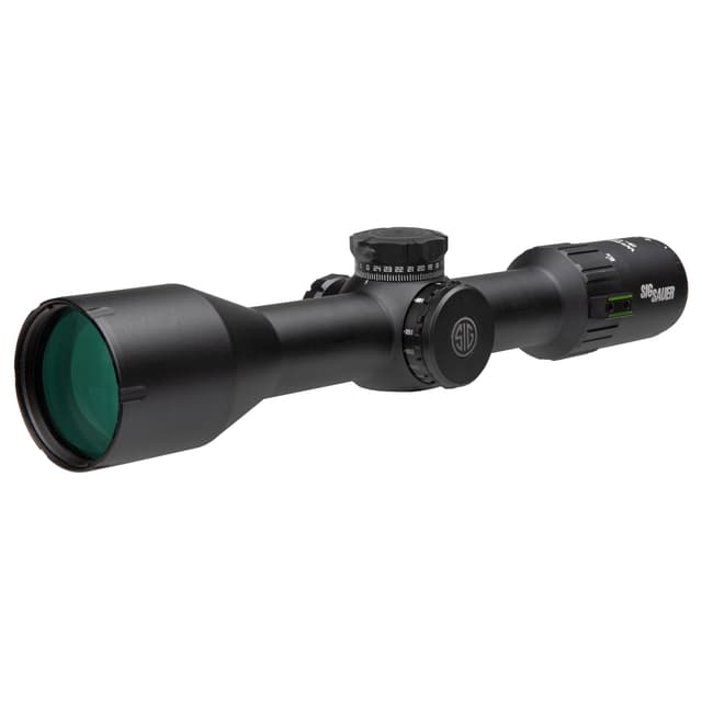 Sig Sauer Whiskey6 3-18x44 Scope 30mm Tube Quadplex Reticle Locking Turrets