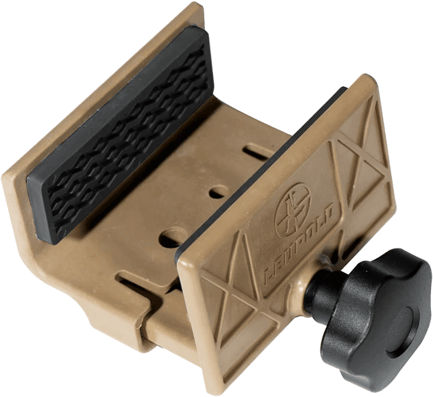 Leupold Tripod Shooting Saddle Beige Resin compatible with spotting scope tripods firearms