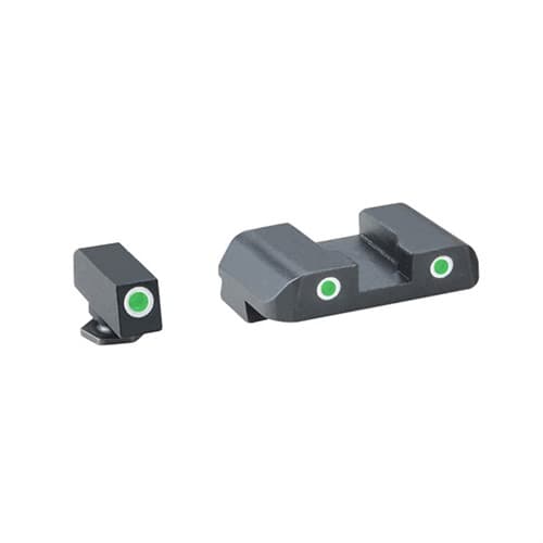 AmeriGlo Green/Green Sight Set for Glock 17/19