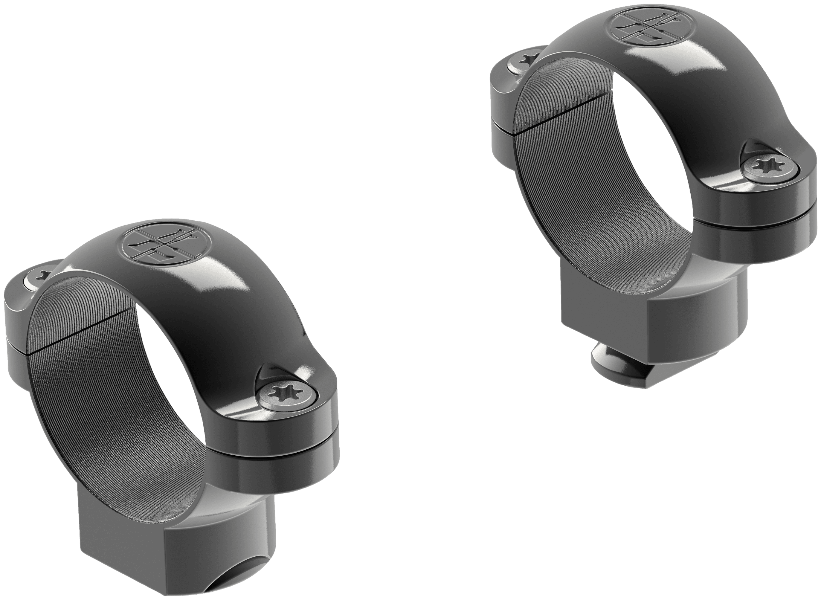 Leupold STD Scope Rings 1 in Medium Gloss for Leupold Mounting Bases