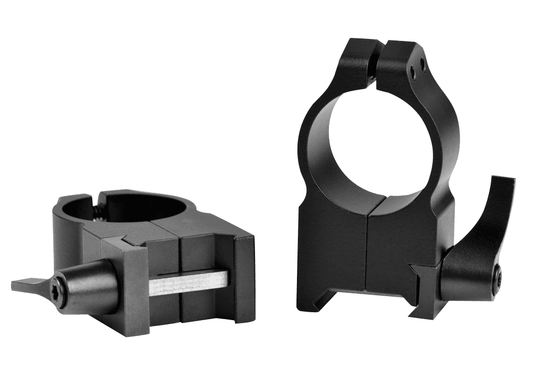 Warne Maxima Vertical Quick Detach 1in Extra High Scope Rings