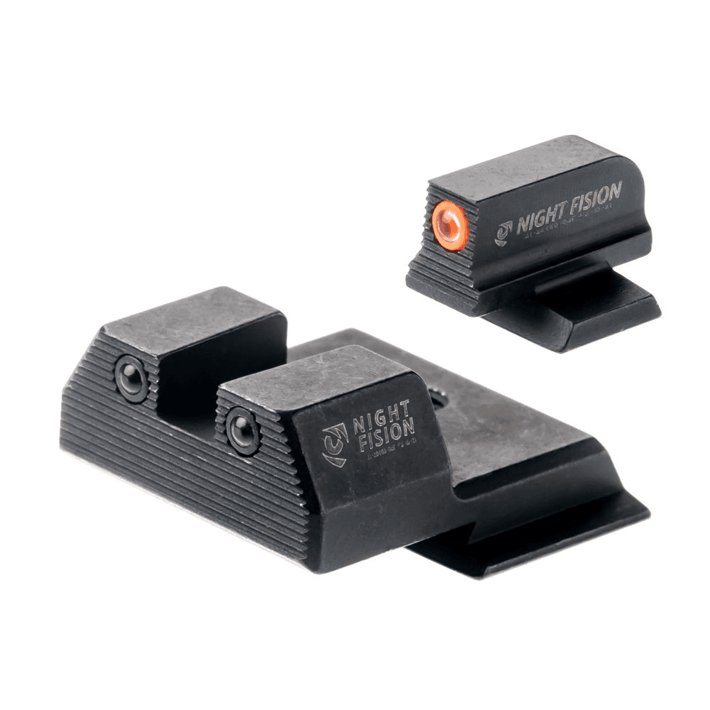 Night Fision Optics Ready Stealth Night Sights Orange Front S&W M&P9 Shield Plus