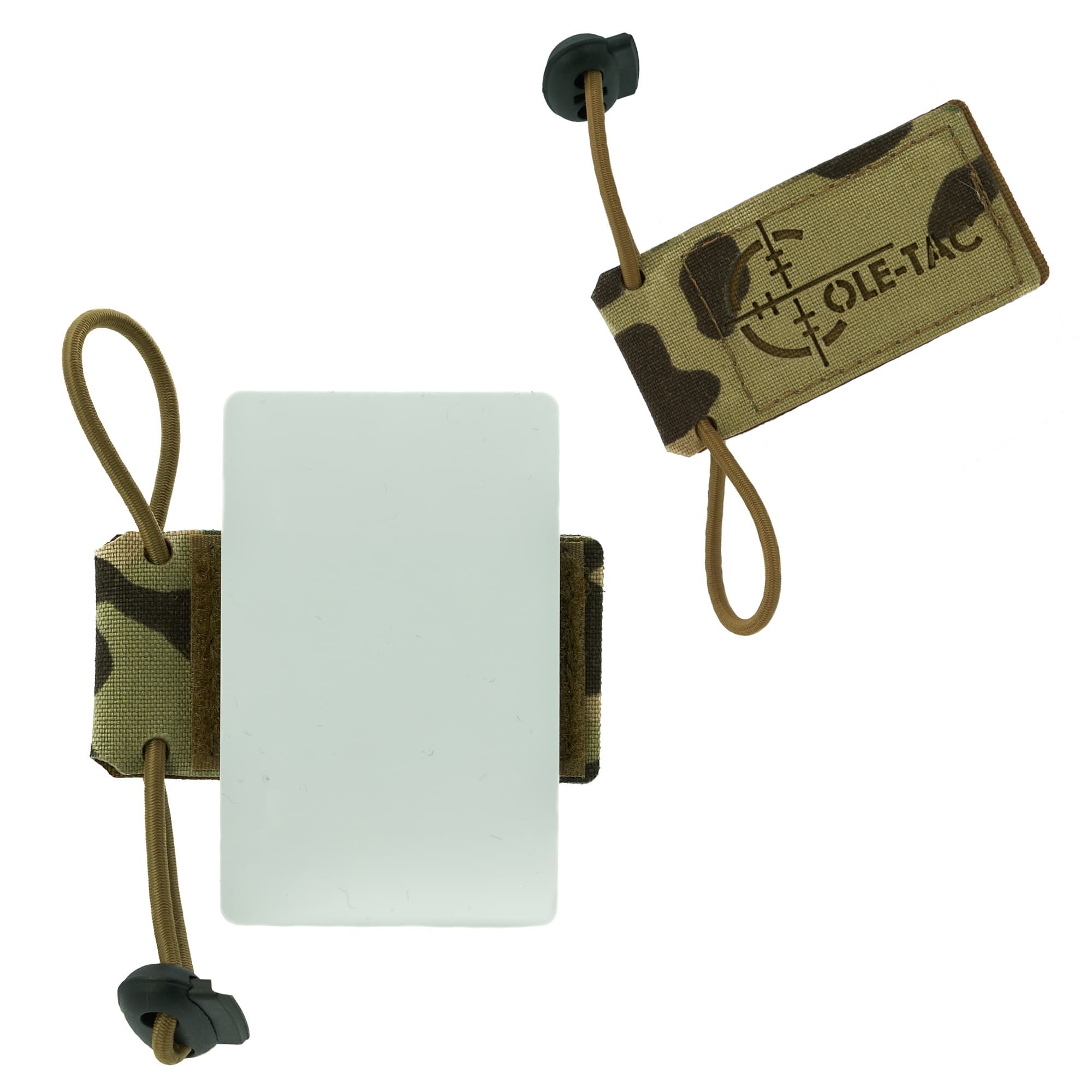 Cole-TAC Cheat Sheet V2 Multicam Dope Card Universal Mounting for Scopes and Rifles