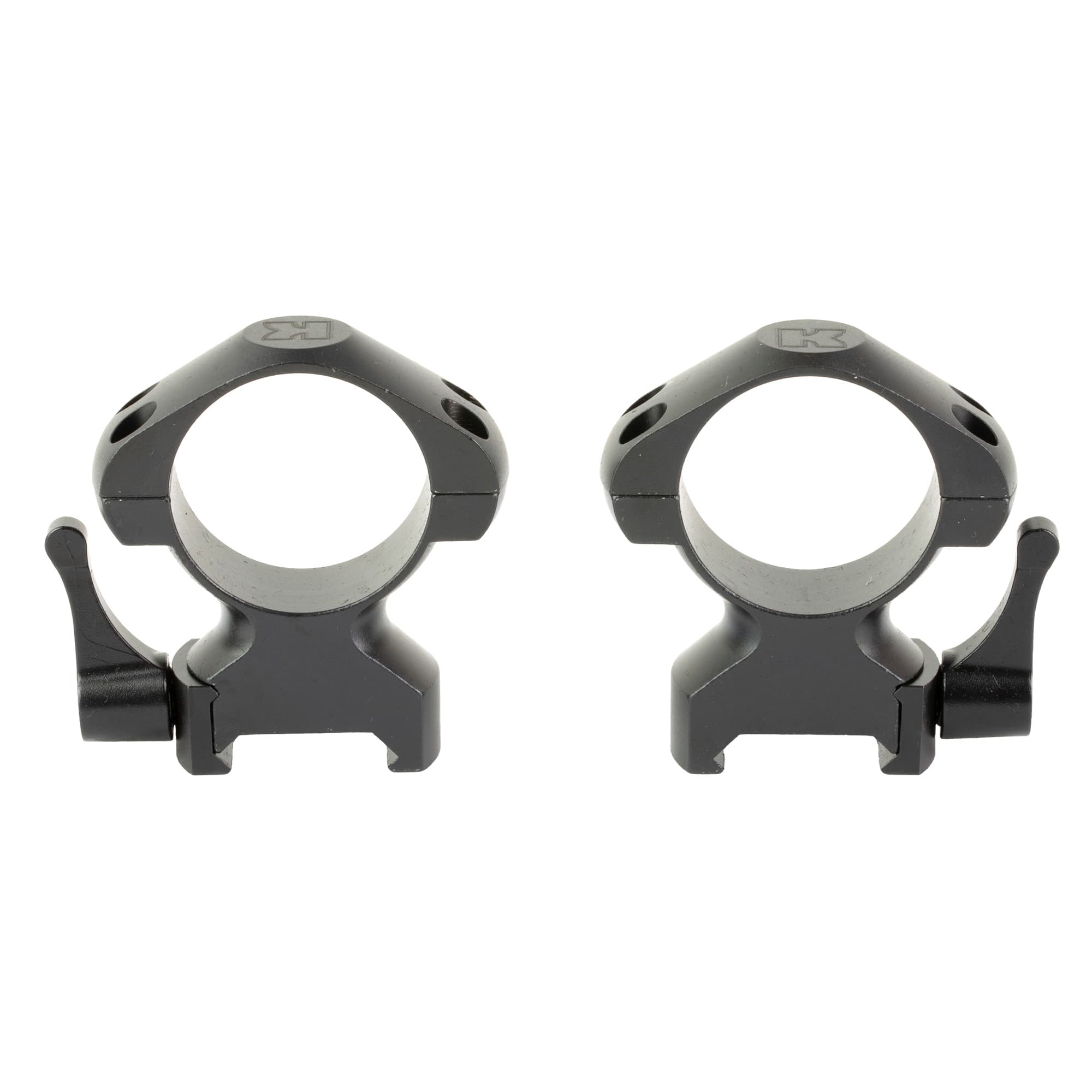 Konus Optics 7409 Steel Rings High Quick Release 30mm for Picatinny Weaver Rails Matte Finish