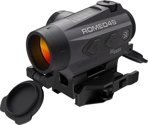 Sig Sauer Romeo4S Graphite Red Dot 1x20mm 1 MOA Ballistic CirclePlex for pistols MSR shotguns