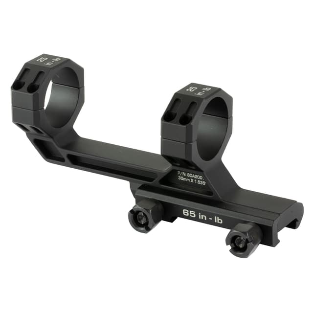 Sig Sauer Electro-Optics SOA20014 Alpha MSR Scope Mount/Ring Combo Black Anodized Aluminum 30mm Tube, 1913 Picatinny Rail Mount