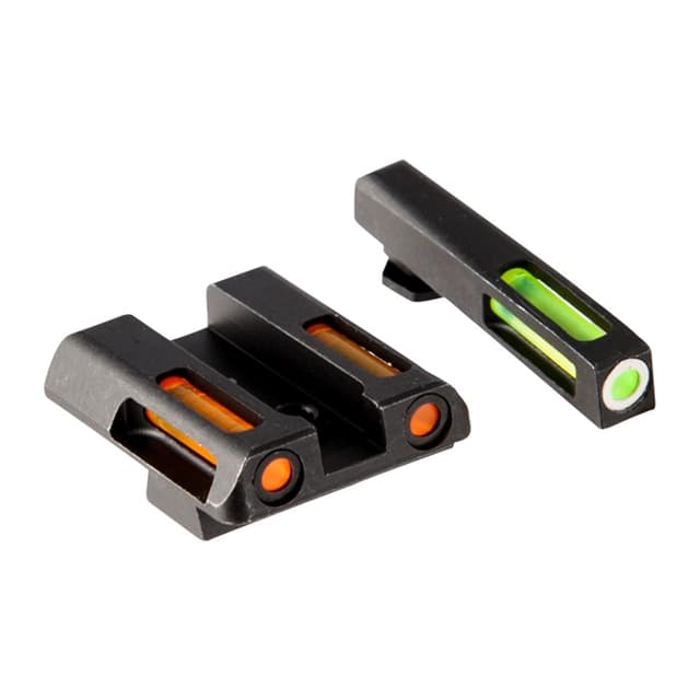 Hiviz H3 NS Glock Green Orange Tritium Front Rear Fits Glock 9/40SW/357Sig