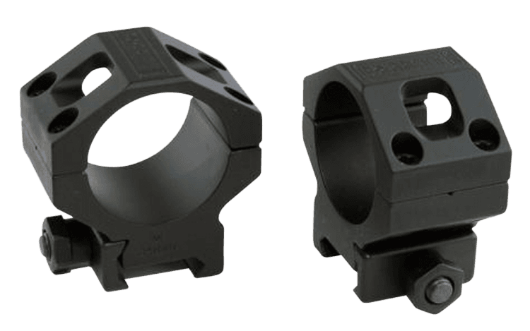 Barrett Zero Gap Rings 34mm Medium Height Quick Detach 7075 T6 Aluminum