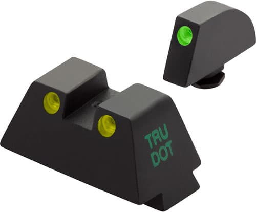 Meprolight Tru-Dot Glock Fixed Set Green Yellow for 9mm