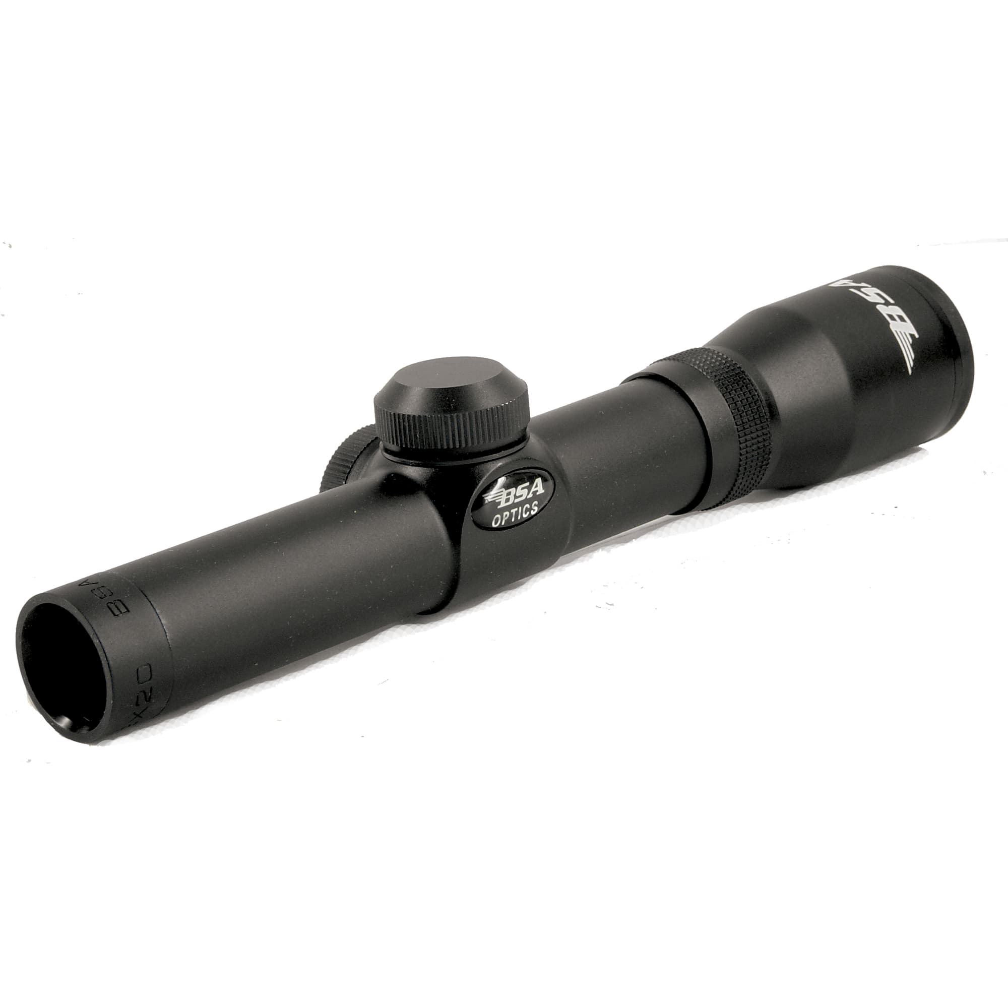 BSA Optics Edge Pistol Scope 2x20mm 1in Mount Duplex Reticle for Handguns