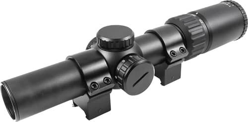 Truglo OPTI-SPEED Crossbow Scope 1-4x24mm Illuminated BDC with Weaver 30mm Rings