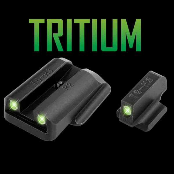 Truglo Tritium Night Sights Ruger SR9 SR9C SR40 SR40C SR45 Front Green