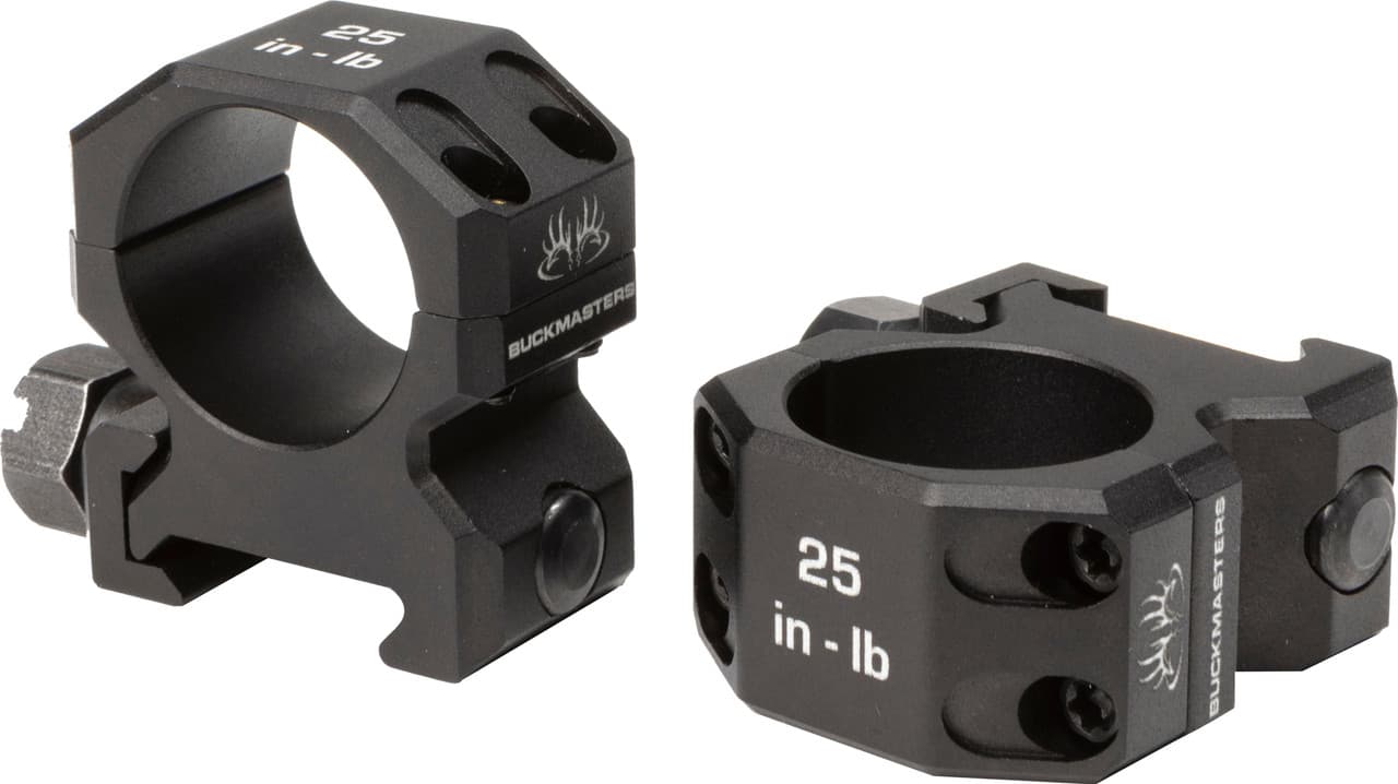 Sig Sauer Buckmasters 1in Low Picatinny Rings 0 MOA
