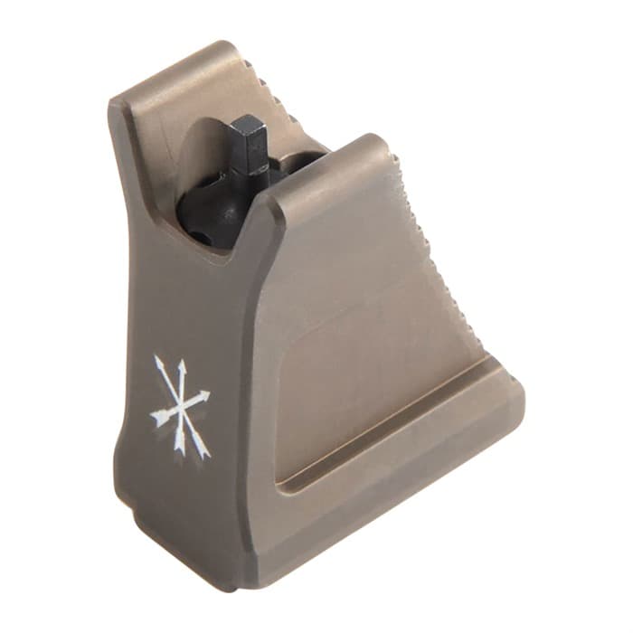 Unity Tactical FUSION Backup Fixed Front Sight FDE Aluminum Rifle Sight