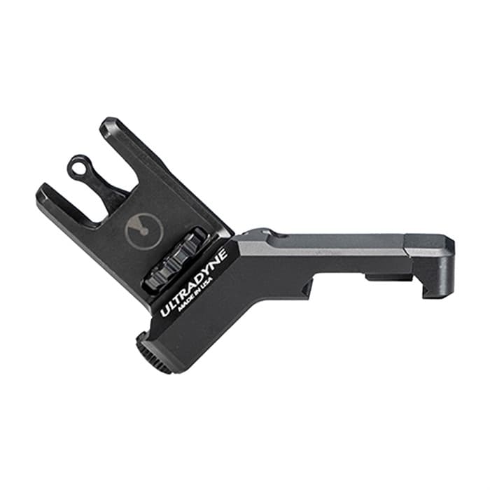 Ultradyne C2 Folding Front Offset Sight Aperture for Rifles Aluminum