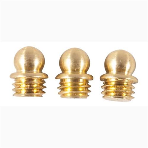 Bradley Gunsight Brass Skirted Bead Gold 1/8 6-48 Universal Shotguns 3 Pack