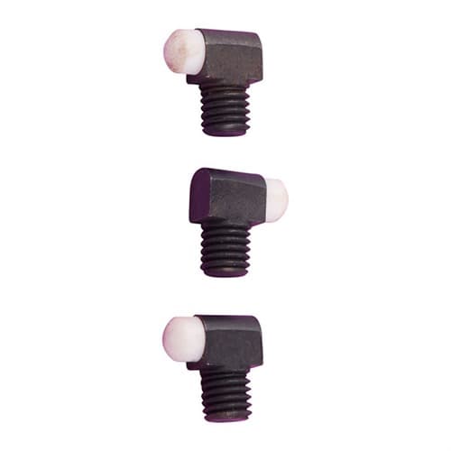 Bradley Gunsight STD BEAD 1/8in 6-48 TPI 9/64in Shank White 3-Pack Shotguns