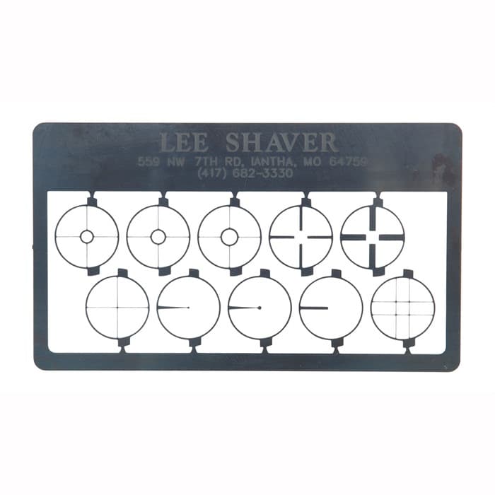 Lee Shaver Post and Aperture Card Redfield Alley Blue Bead Universal Rifles