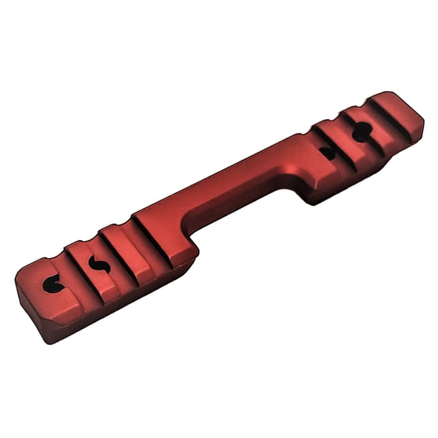 Talley Picatinny Base Red Anodized 0 MOA for Winchester Xpert 22 Rifles