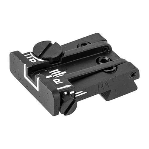 L.p.a. Sights Colt 70 80 90 White Outline Adjustable Rear Sight for Colt Pistols