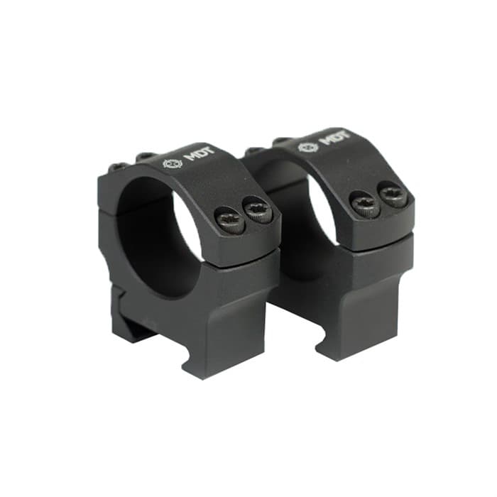 Mdt 1 Inch Medium Scope Rings Aluminum Matte for 1 Inch Scope Tubes
