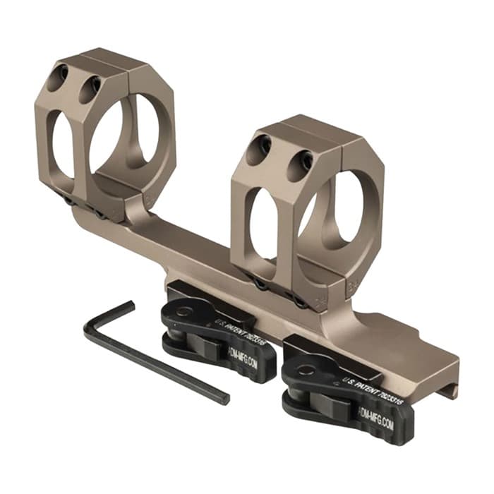 American Defense Manufacturing 34mm 0 Moa 2 Inch Cantilever Mount Quick Detach Flat Dark Earth
