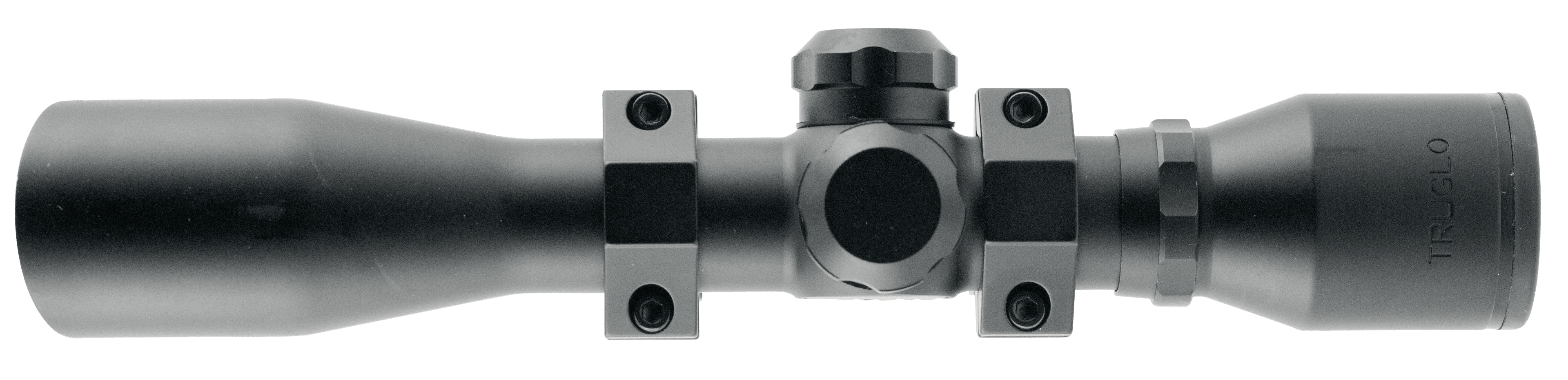 TruGlo TG8504BR Compact  Matte Black 4x32mm 1" Tube Duplex Reticle