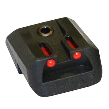 Novak Sights Red Fiber Optic Lo Mount Rear Sight Colt 1911