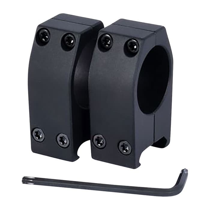 Egw 1in Practical Rings Medium Height .500in Picatinny Scope Mounts for 1in Tube