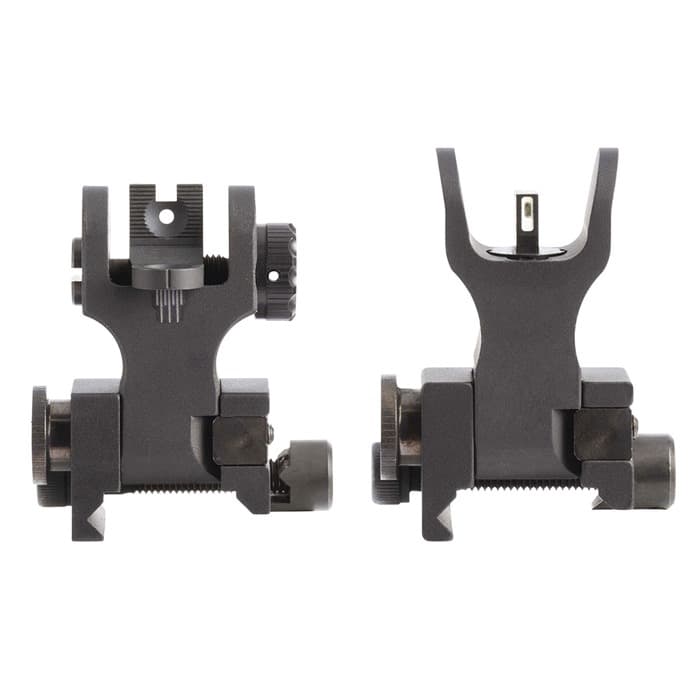 XS Sights AR15 Tritium Flip Up Sight CSAT Stripe Aluminum Co Witness