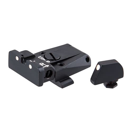 Lpa Sights Adjustable Glock Rear Sight White Dot for Glock